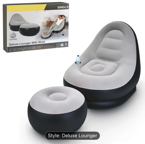 Inflatable 2pcs deluxe lounger
